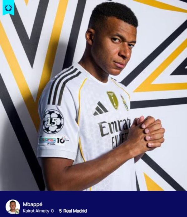 Hat Trick, chính thức: MBappe được bầu là cầu thủ giỏi nhất trong vòng Champions League này